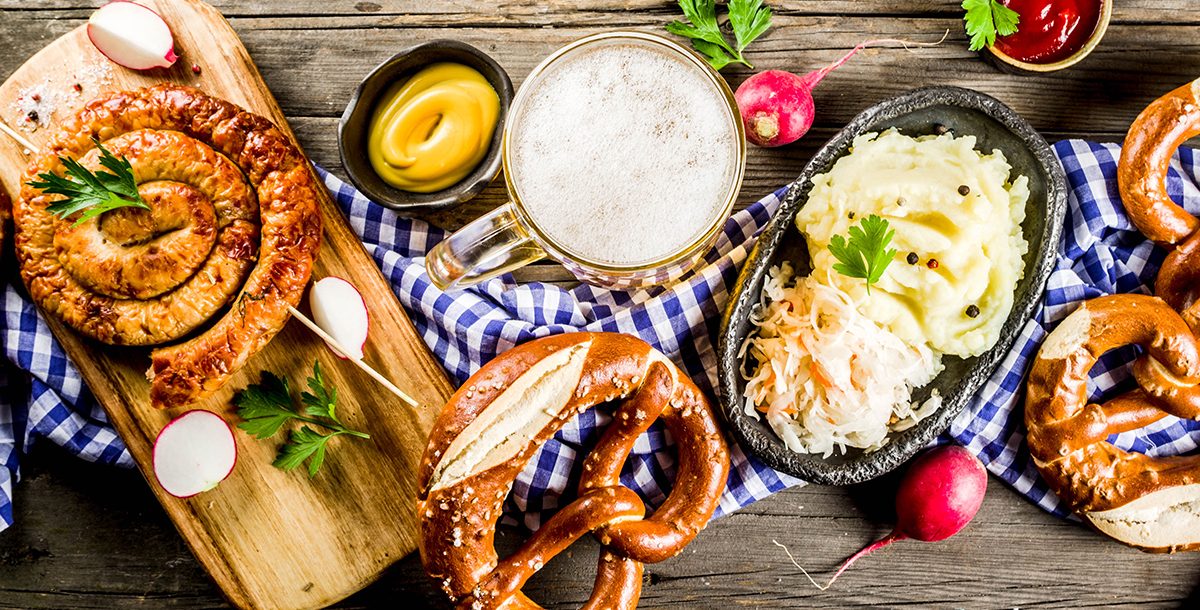 The food of Oktoberfest, in Germany